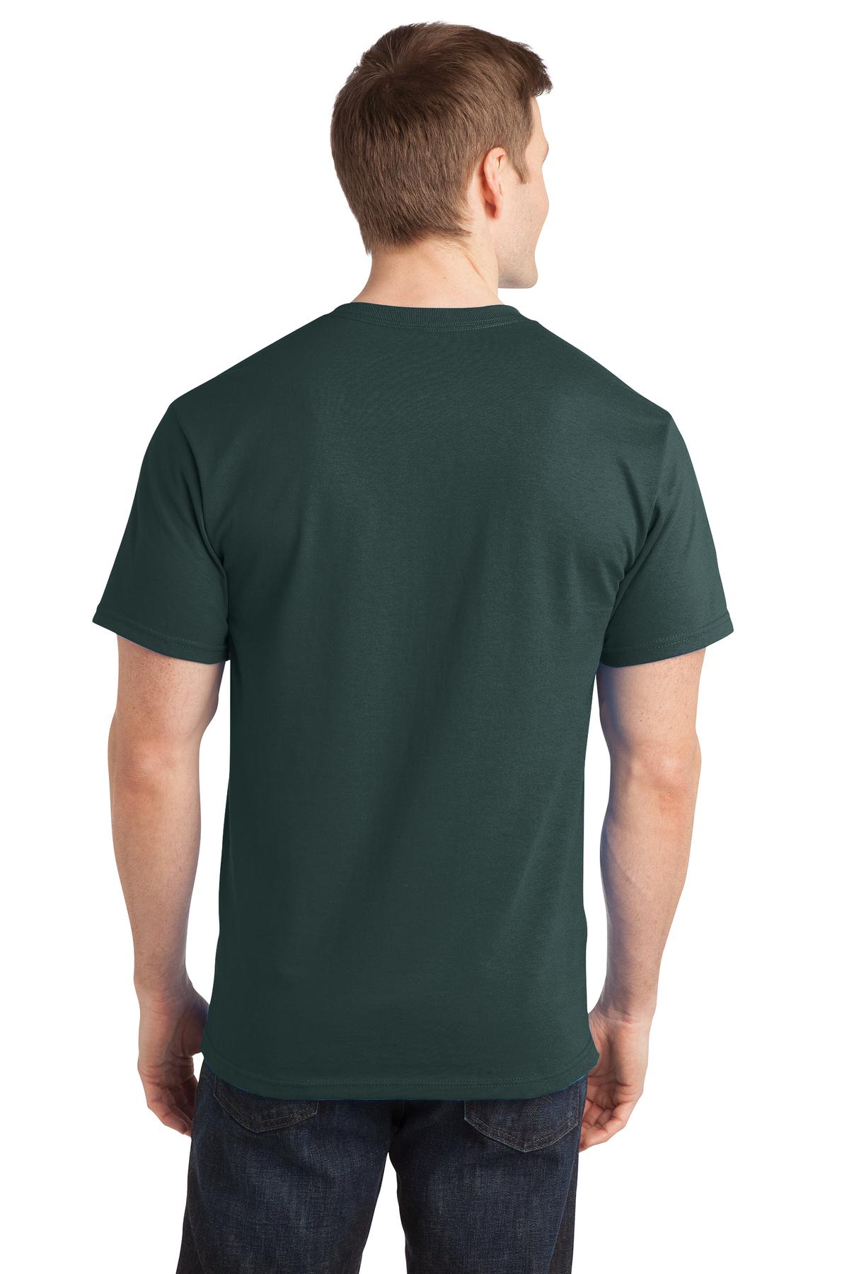 Port & Company - Adult Ring Spun Cotton Tee Mens Apparel Shirts & Tops