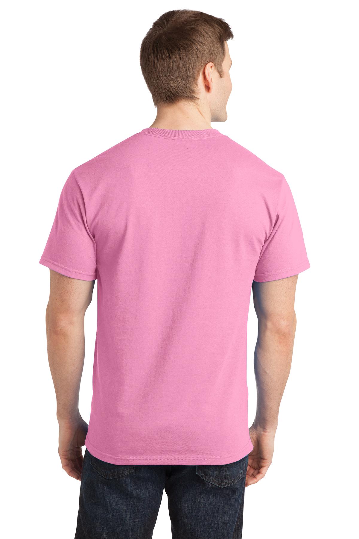 Port & Company - Adult Ring Spun Cotton Tee Mens Apparel Shirts & Tops