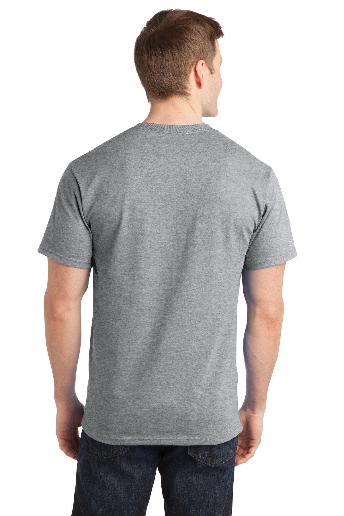 Port & Company - Adult Ring Spun Cotton Tee Mens Apparel Shirts & Tops