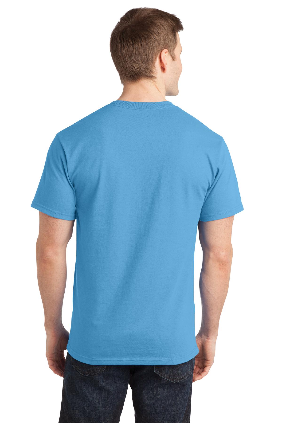 Port & Company - Adult Ring Spun Cotton Tee Mens Apparel Shirts & Tops