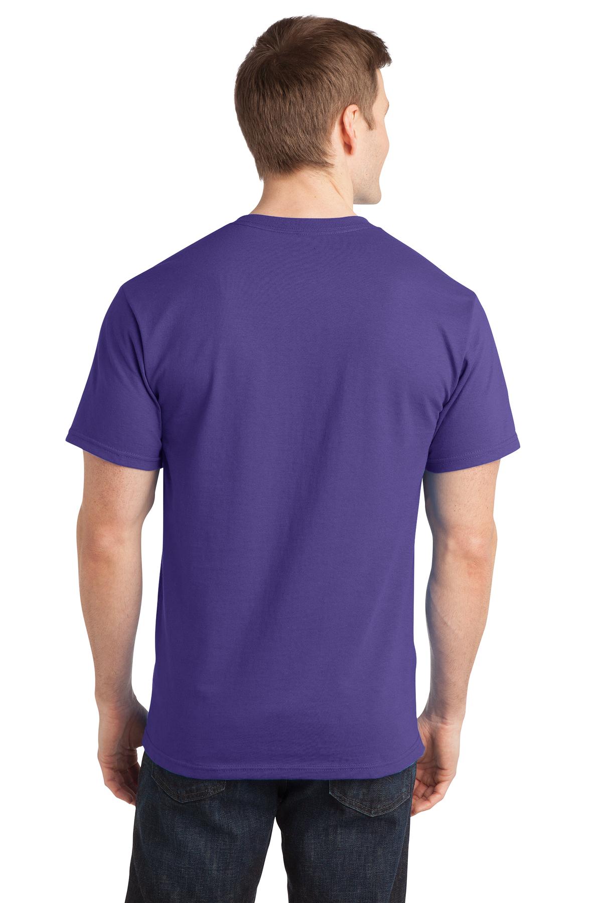 Port & Company - Adult Ring Spun Cotton Tee Mens Apparel Shirts & Tops