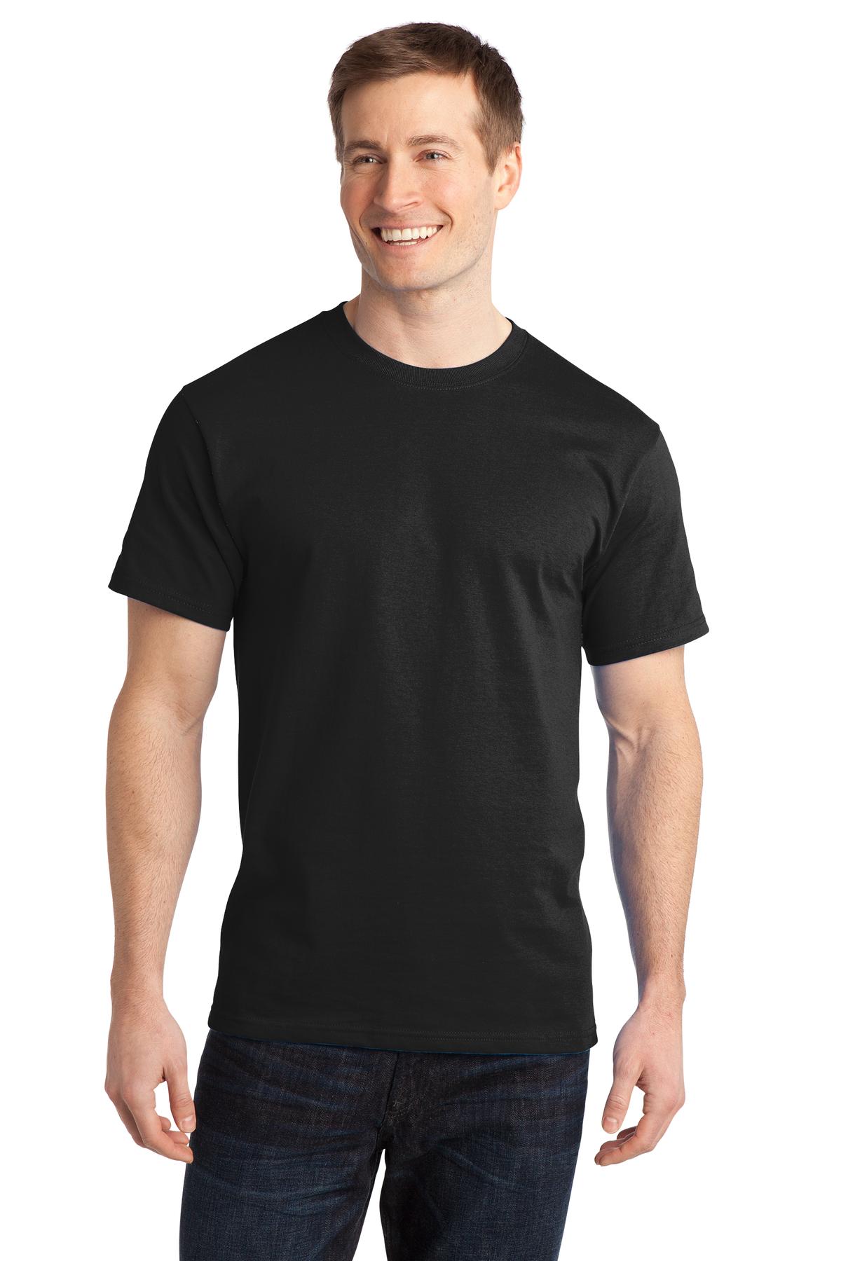 Port & Company - Adult Ring Spun Cotton Tee Mens Apparel Shirts & Tops