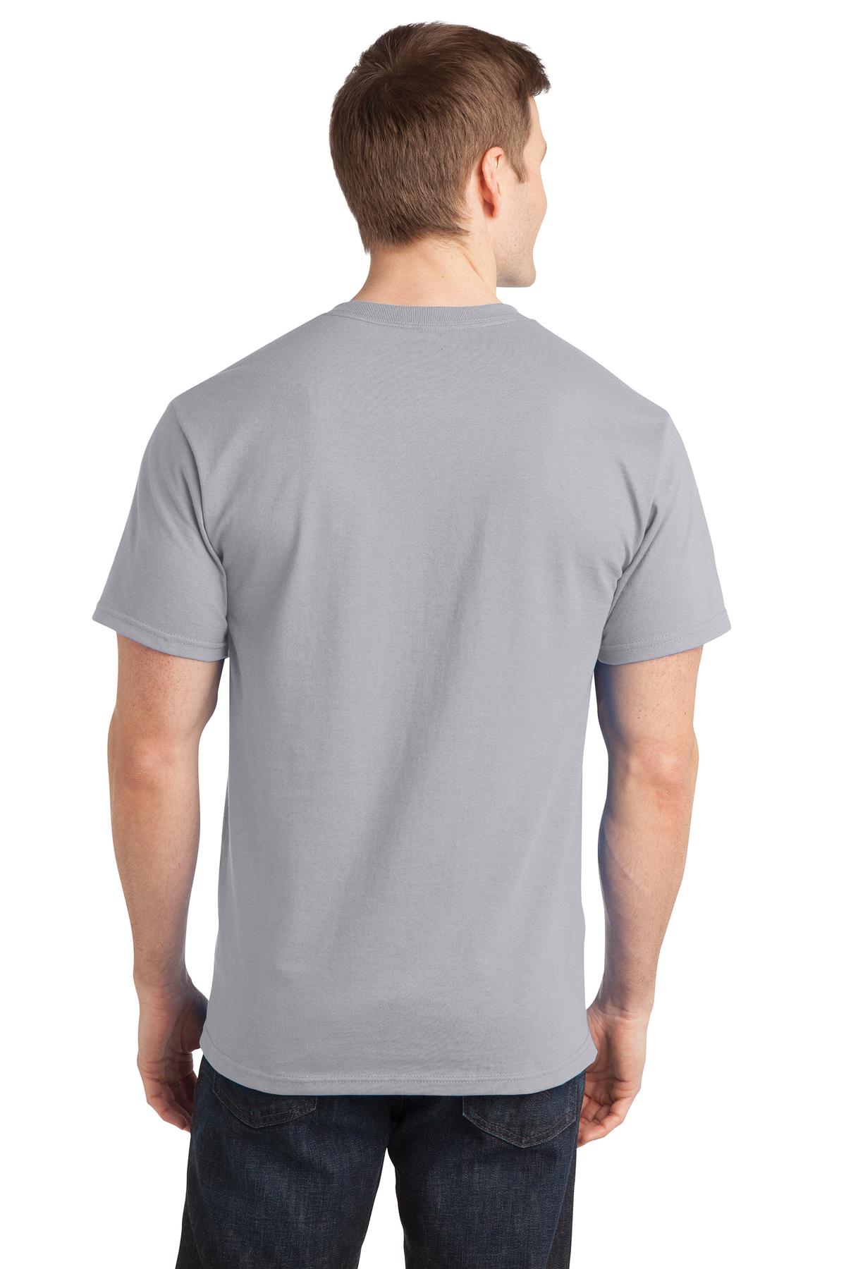 Port & Company - Adult Ring Spun Cotton Tee Mens Apparel Shirts & Tops