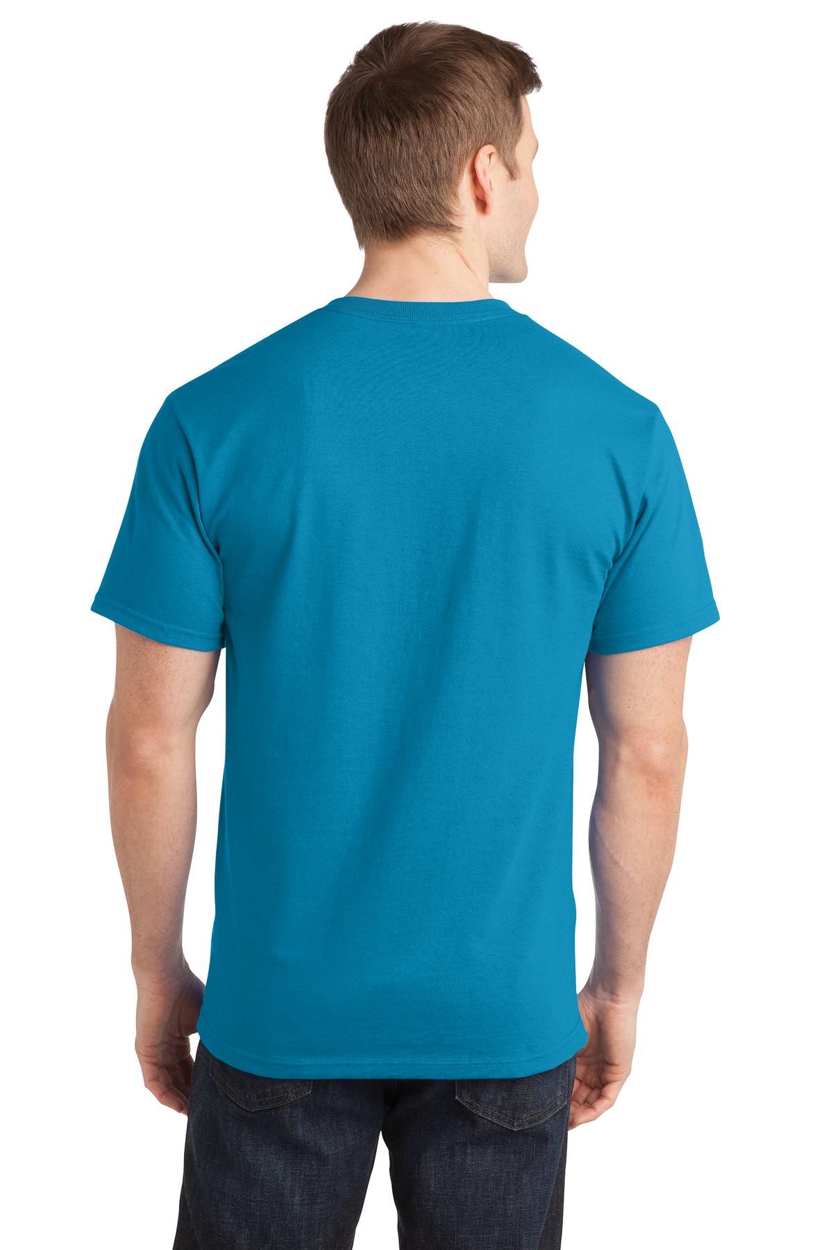 Port & Company - Adult Ring Spun Cotton Tee Mens Apparel Shirts & Tops