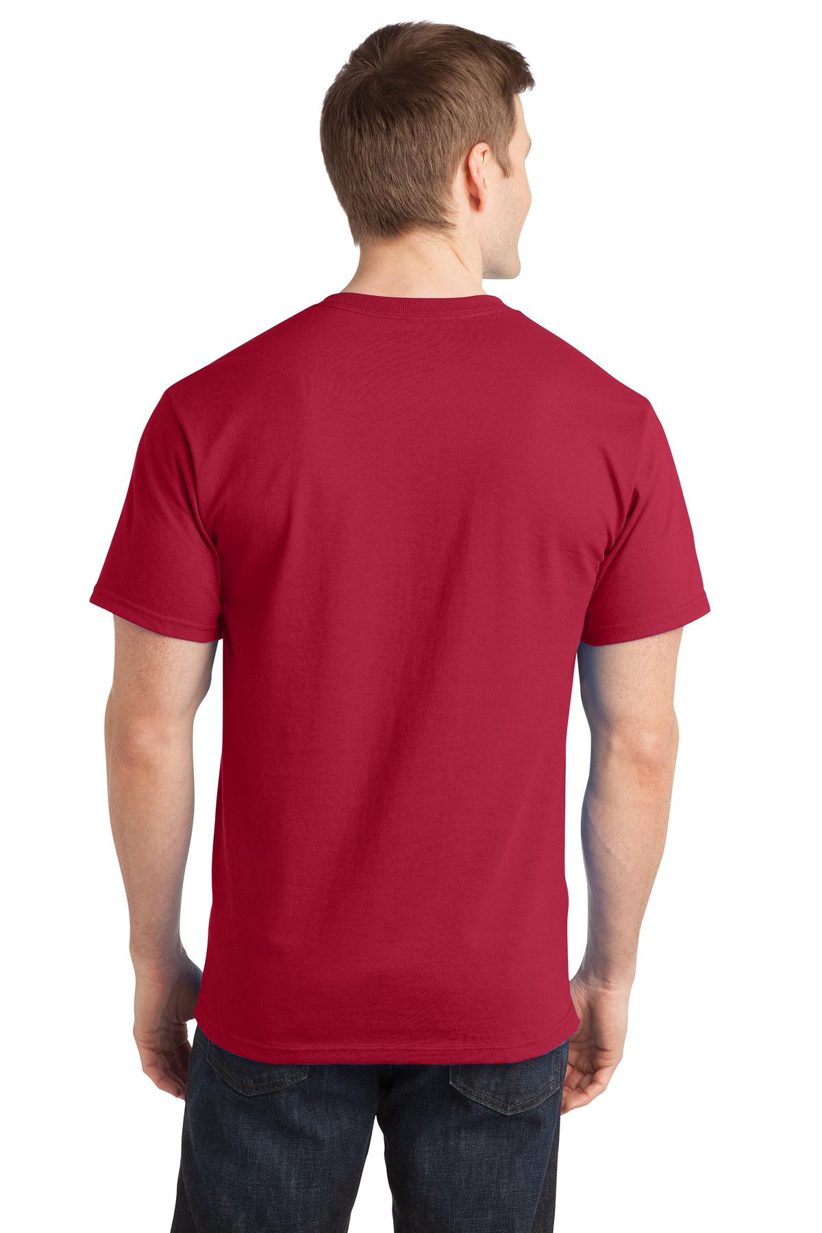 Port & Company - Adult Ring Spun Cotton Tee Mens Apparel Shirts & Tops