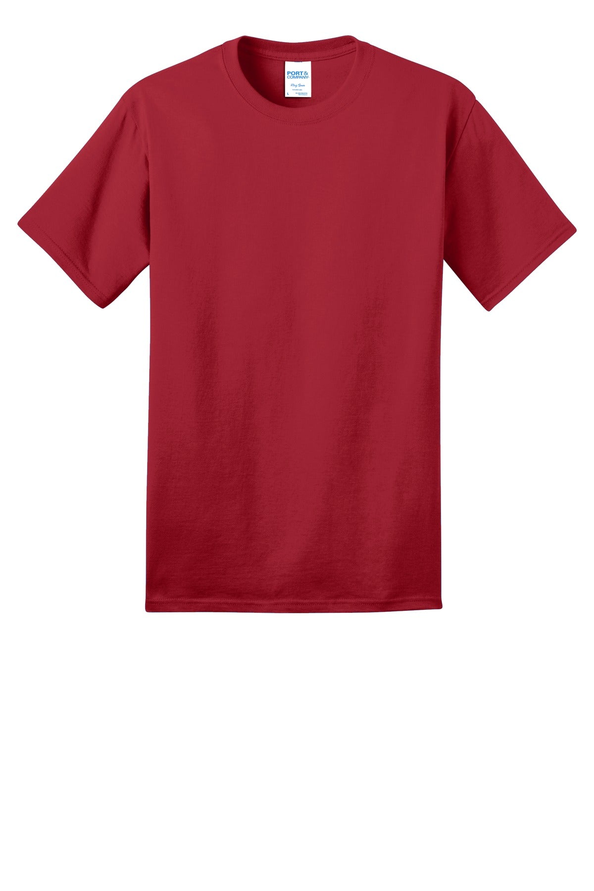 Port & Company - Adult Ring Spun Cotton Tee Mens Apparel Shirts & Tops