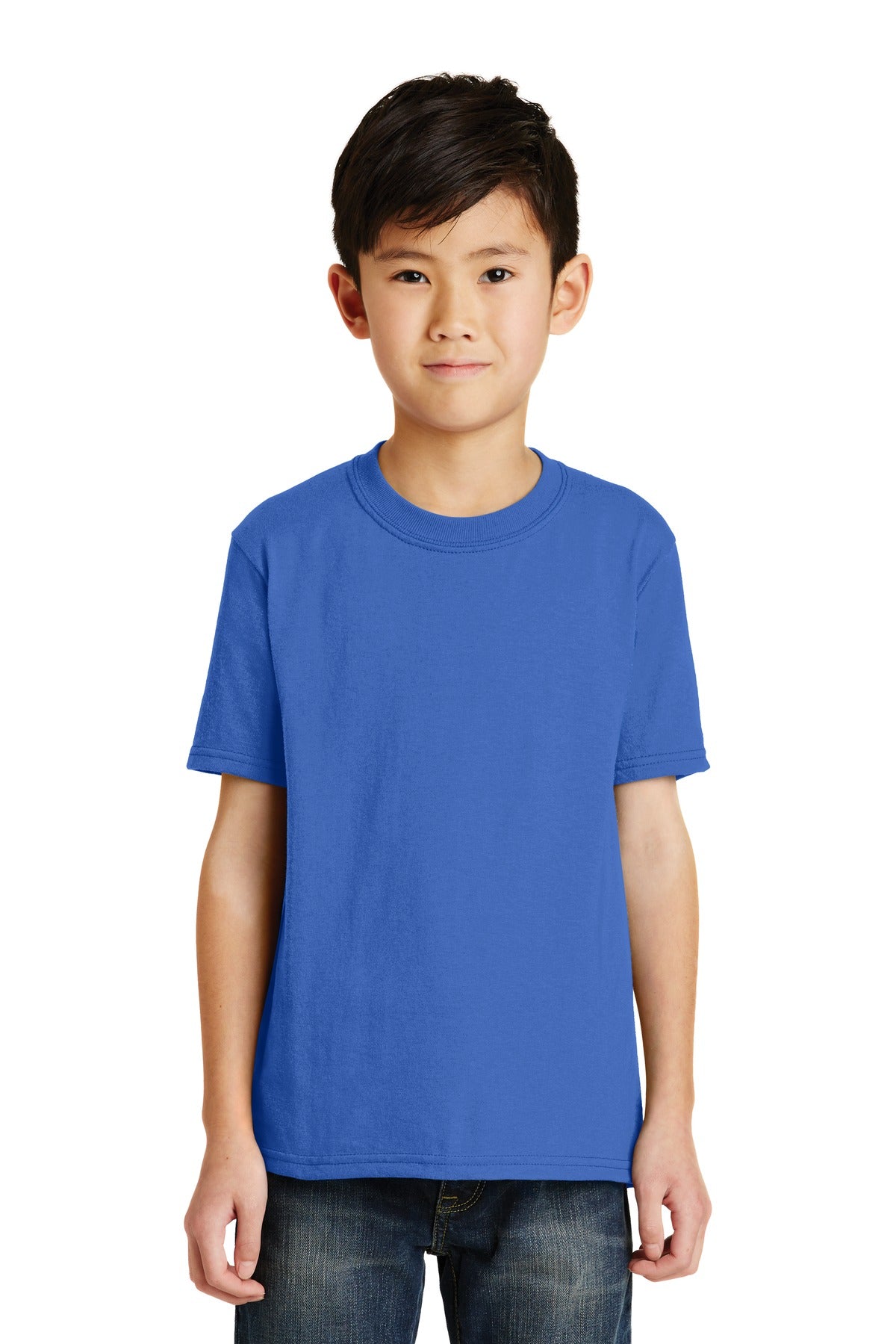 Port & Company - Youth Core Blend Tee PC55Y Youth Apparel Shirts & Tops