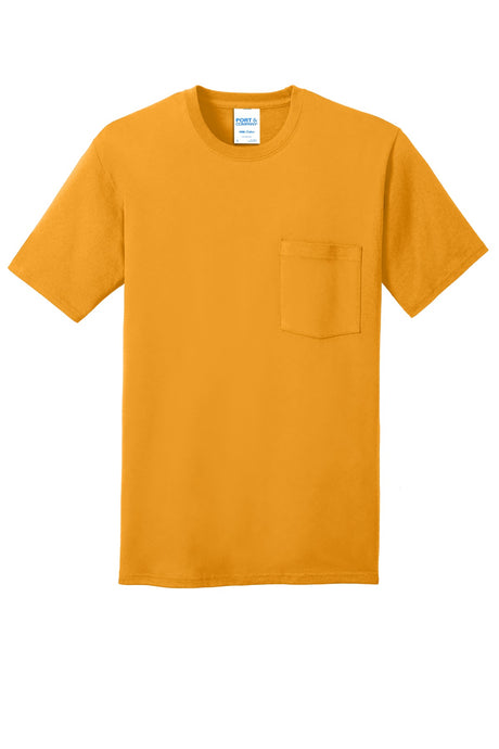 Port & Company - Men's Core Cotton Pocket Tee Mens Apparel Shirts & Tops