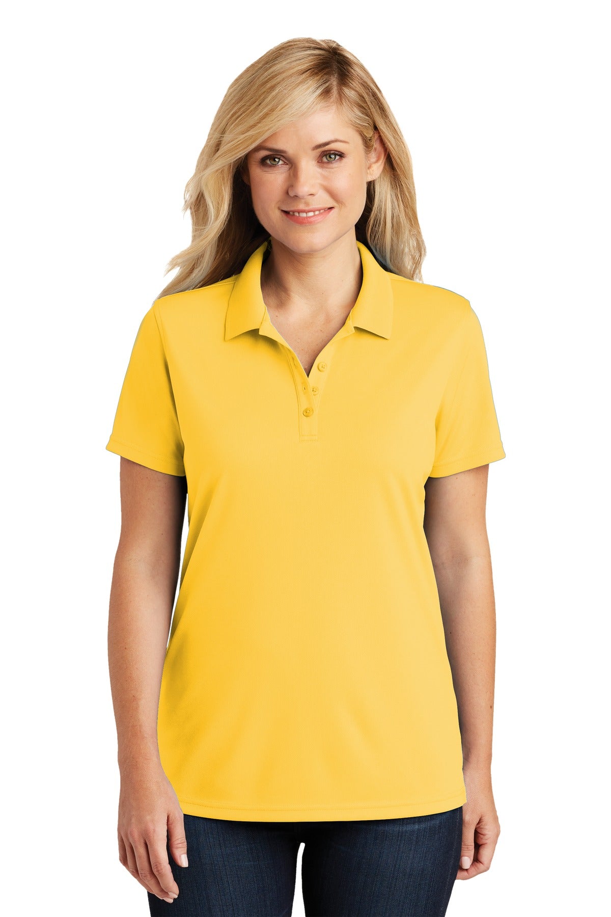 Port Authority Ladies Dry Zone UV Micro-Mesh Polo. LK110 Womens Apparel Shirts & Tops
