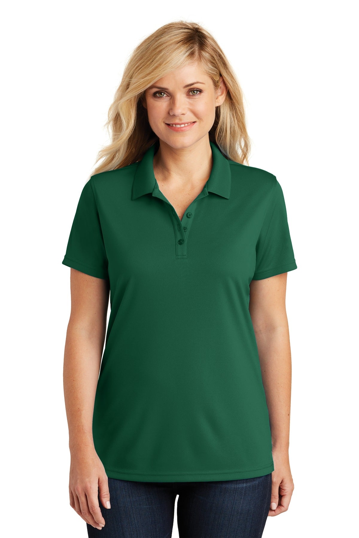 Port Authority Ladies Dry Zone UV Micro-Mesh Polo. LK110 Womens Apparel Shirts & Tops