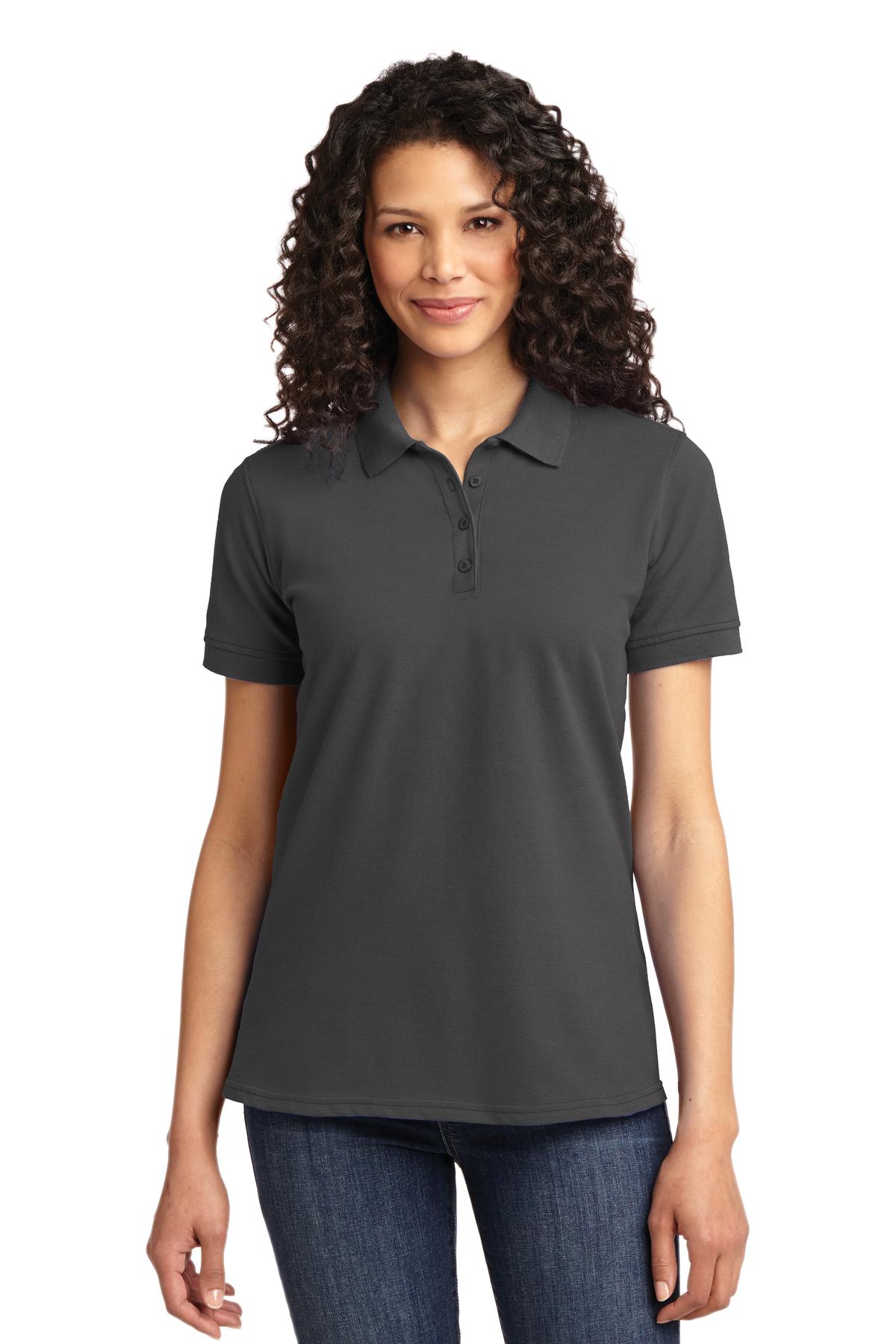 Port & Company Women's Core Blend Pique Polo. LKP155 Womens Apparel Shirts & Tops