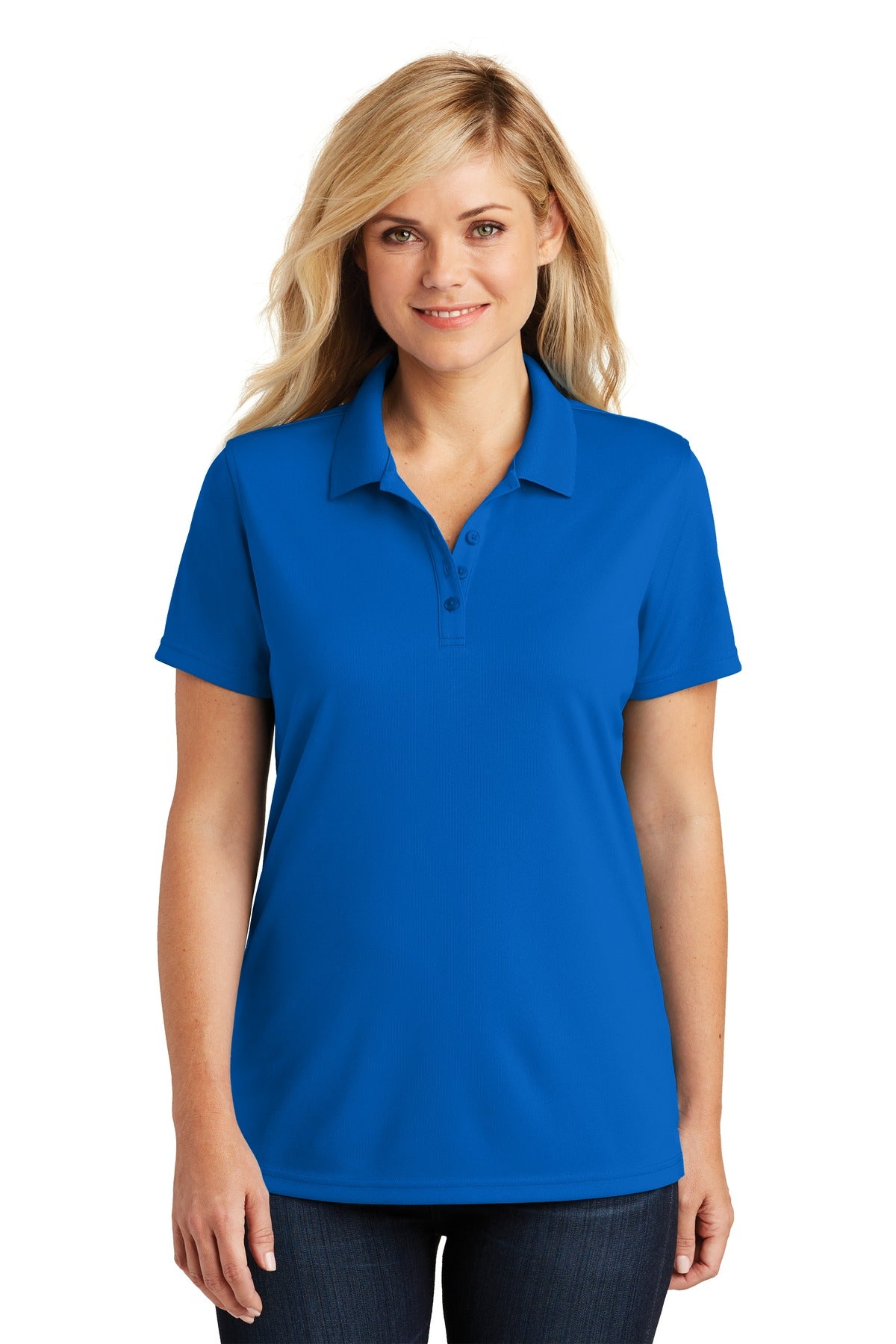 Port Authority Ladies Dry Zone UV Micro-Mesh Polo. LK110 Womens Apparel Shirts & Tops