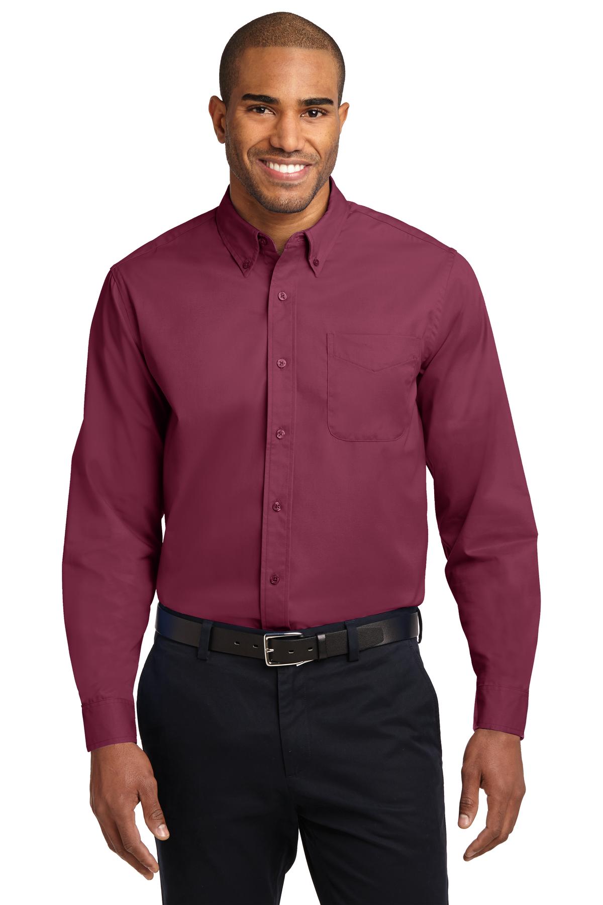 Port Authority Men's Tall Long Sleeve Easy Care Shirt Mens Apparel Shirts & Tops