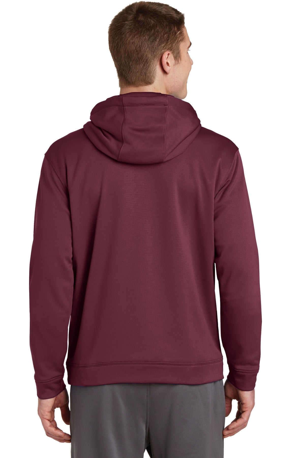 Sport-Tek Men's Sport-Wick Fleece Hooded Pullover Mens Apparel Sweatshirts & Fleece