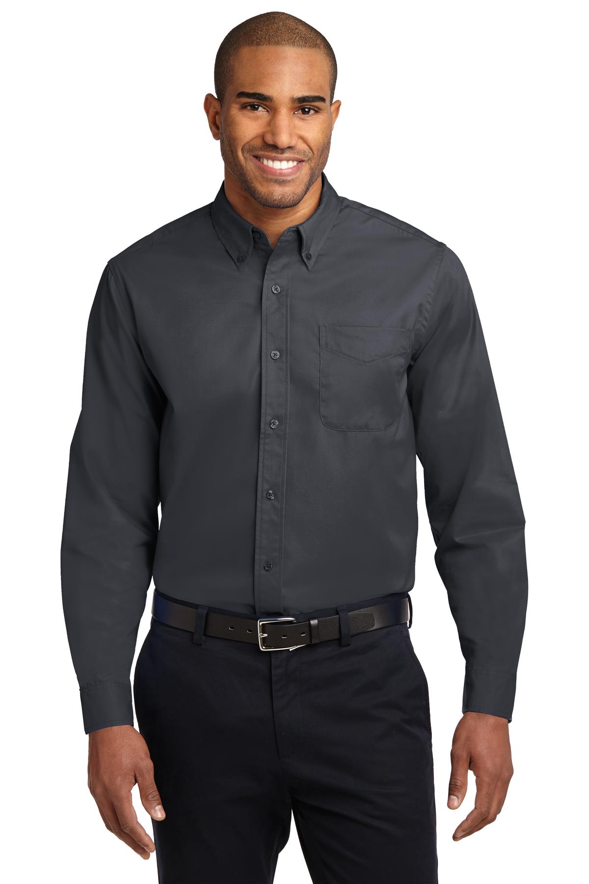 Port Authority Men's Tall Long Sleeve Easy Care Shirt Mens Apparel Shirts & Tops