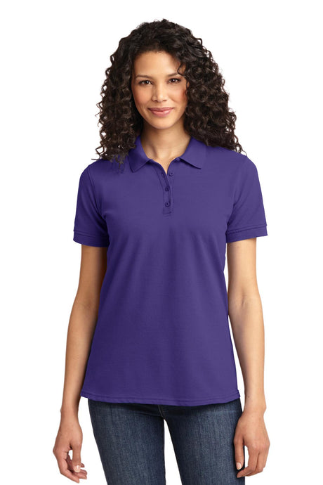 Port & Company Women's Core Blend Pique Polo. LKP155 Womens Apparel Shirts & Tops