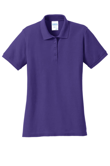 Port & Company Women's Core Blend Pique Polo. LKP155 Womens Apparel Shirts & Tops