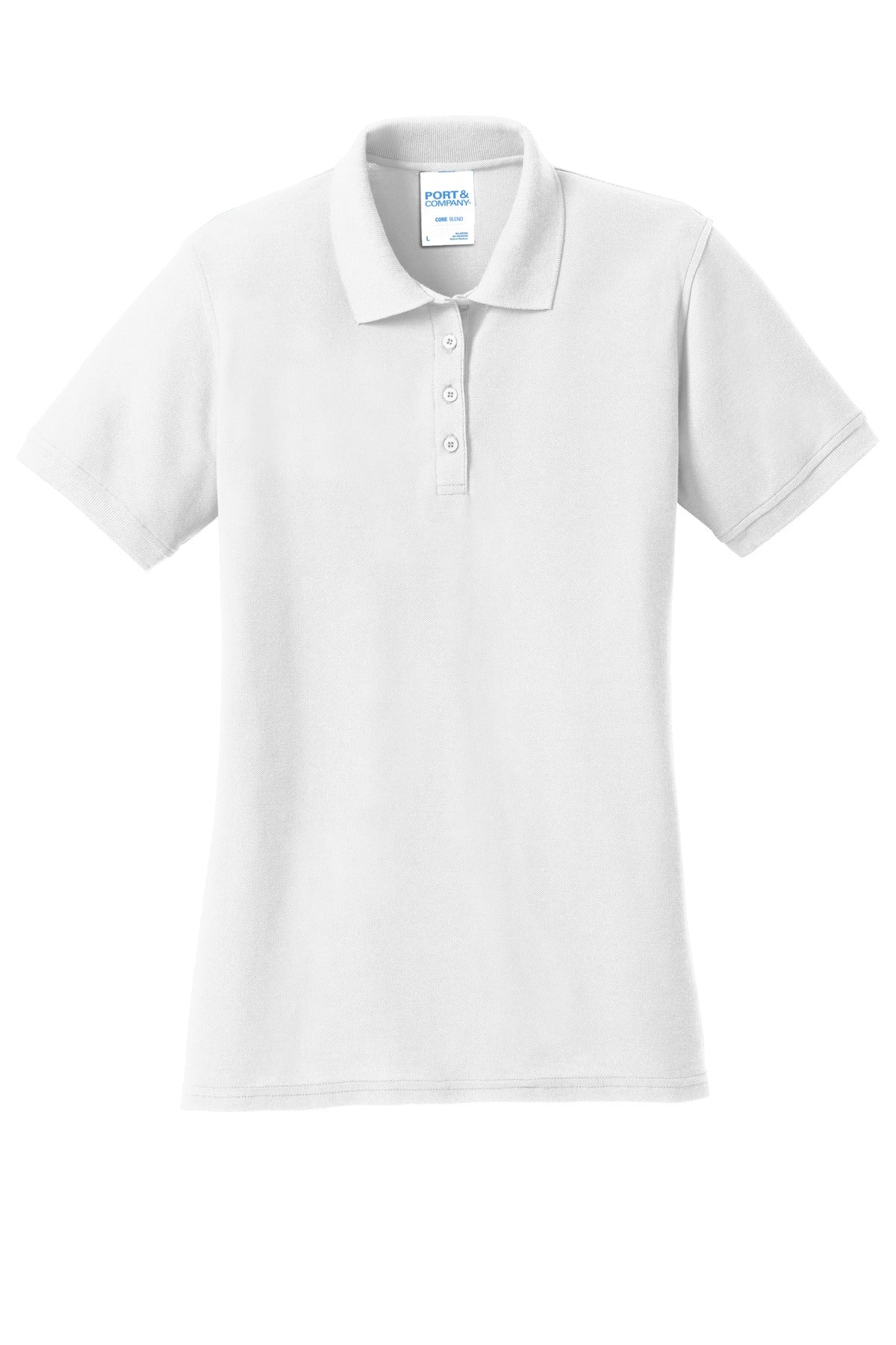Port & Company Women's Core Blend Pique Polo. LKP155 Womens Apparel Shirts & Tops