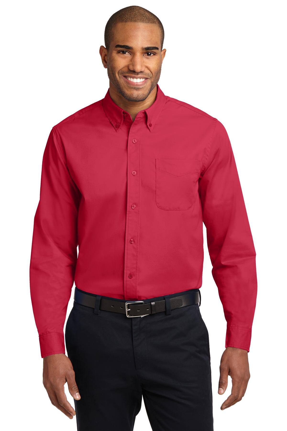 Port Authority Men's Tall Long Sleeve Easy Care Shirt Mens Apparel Shirts & Tops