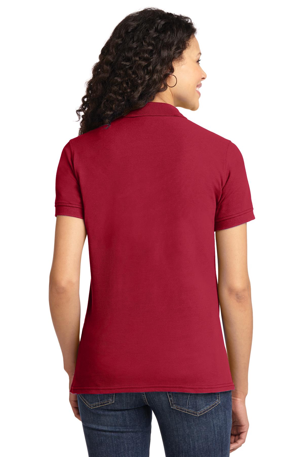 Port & Company Women's Core Blend Pique Polo. LKP155 Womens Apparel Shirts & Tops