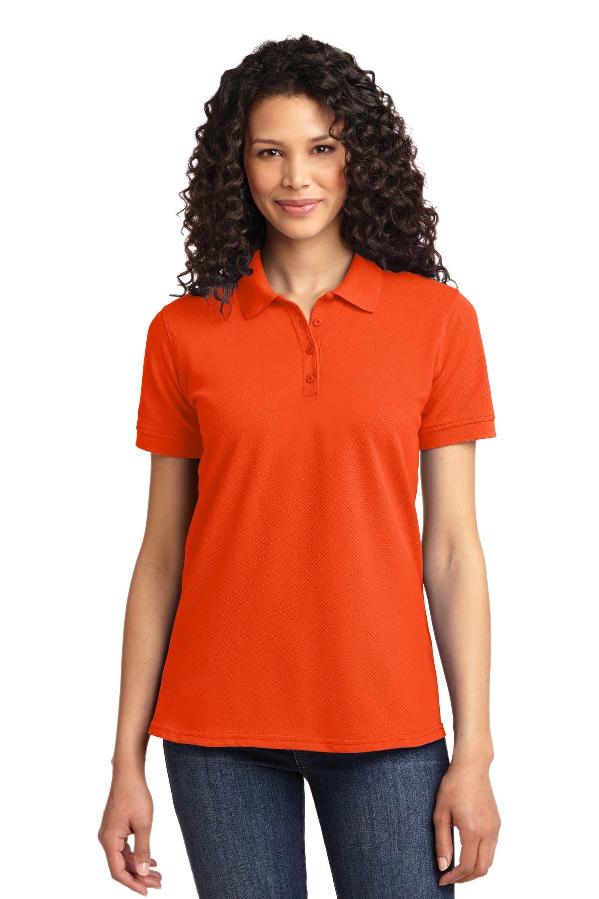 Port & Company Women's Core Blend Pique Polo. LKP155 Womens Apparel Shirts & Tops