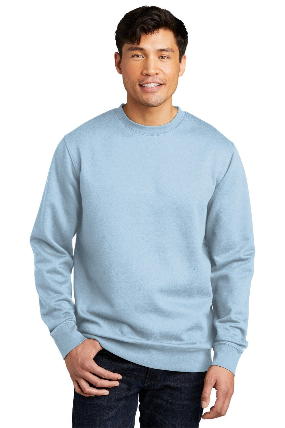 District Men's V.I.T.Fleece Crew DT6104 Mens Apparel Sweatshirts & Fleece
