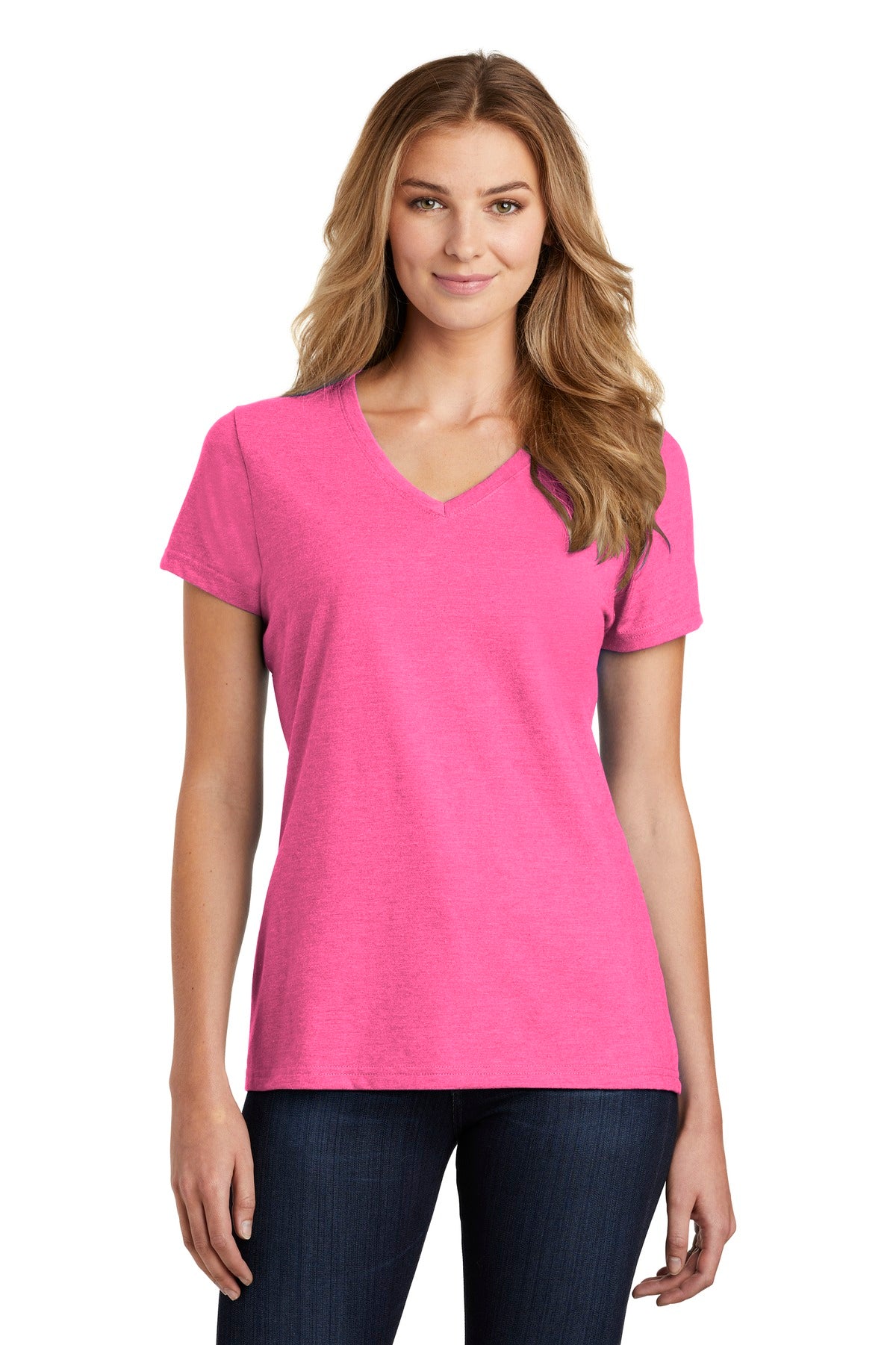 Port & Company Women's Fan Favorite Blend V-Neck Tee Womens Apparel Shirts & Tops