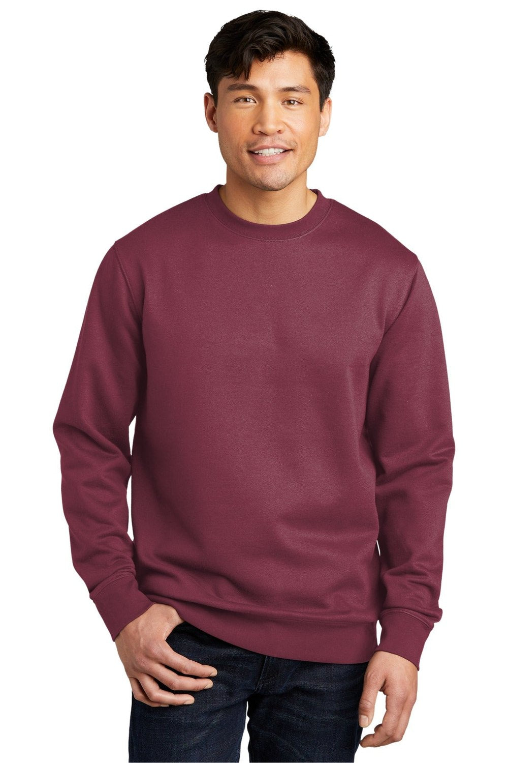 District Men's V.I.T.Fleece Crew DT6104 Mens Apparel Sweatshirts & Fleece