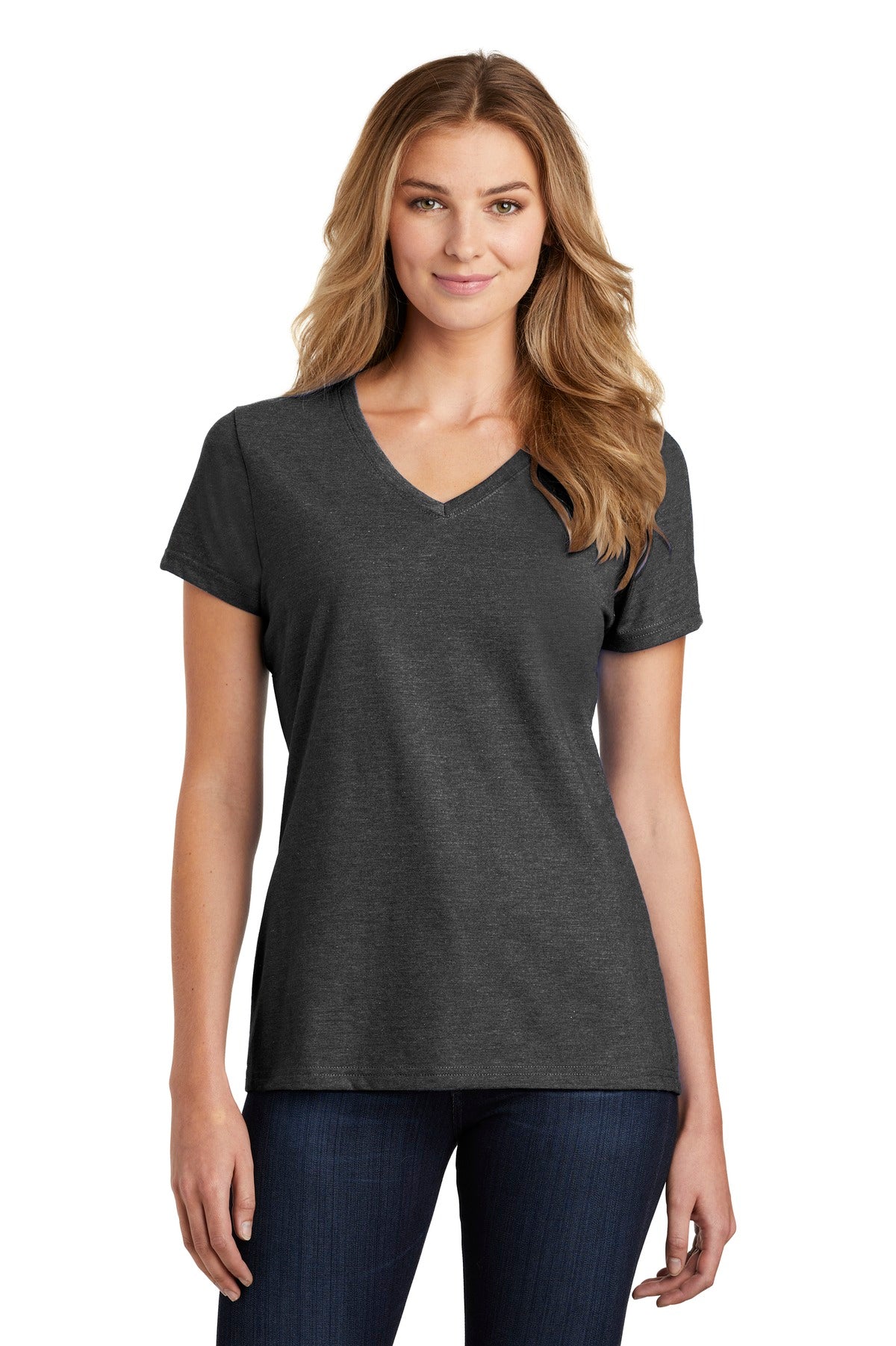Port & Company Women's Fan Favorite Blend V-Neck Tee Womens Apparel Shirts & Tops