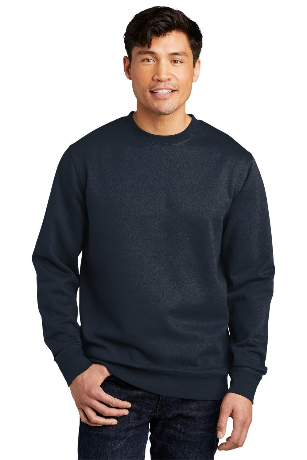 District Men's V.I.T.Fleece Crew DT6104 Mens Apparel Sweatshirts & Fleece