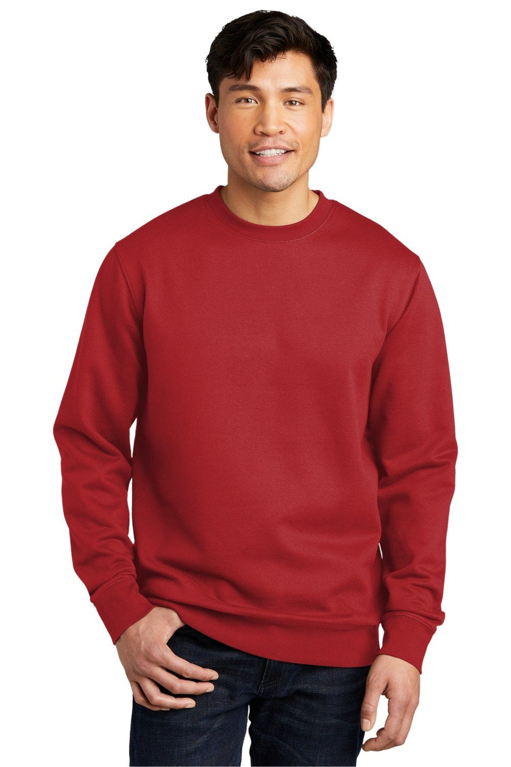 District Men's V.I.T.Fleece Crew DT6104 Mens Apparel Sweatshirts & Fleece
