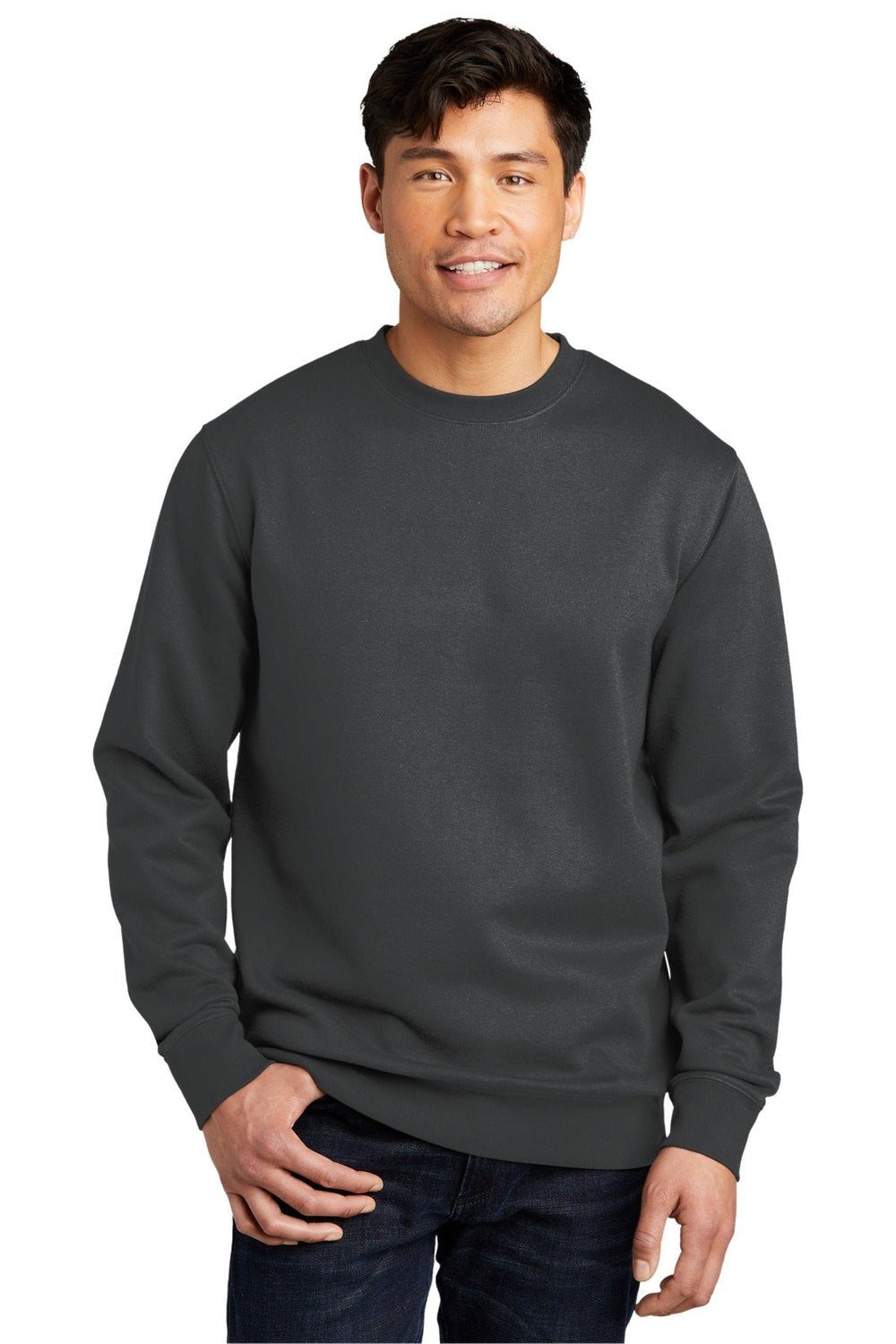 District Men's V.I.T.Fleece Crew DT6104 Mens Apparel Sweatshirts & Fleece