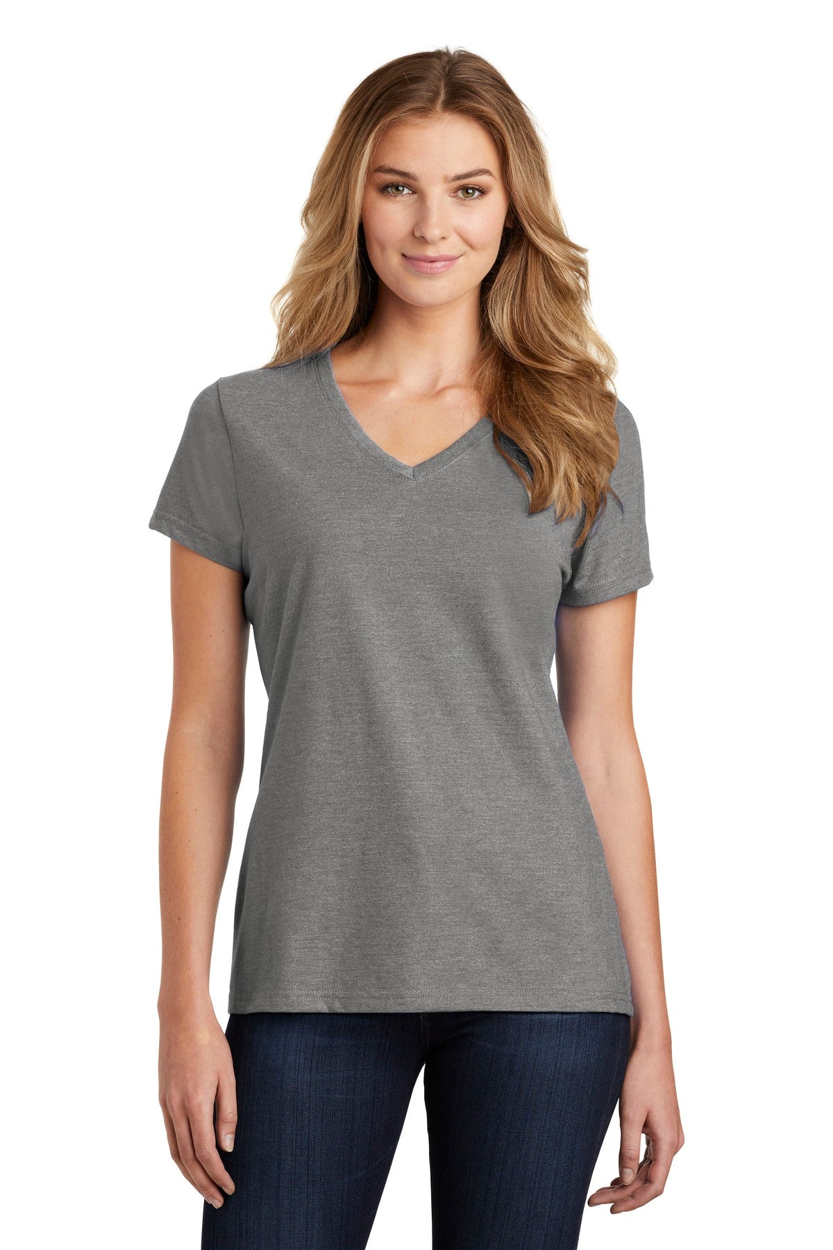 Port & Company Women's Fan Favorite Blend V-Neck Tee Womens Apparel Shirts & Tops