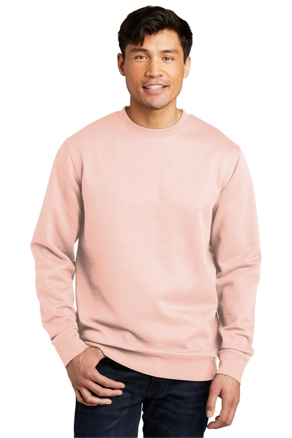 District Men's V.I.T.Fleece Crew DT6104 Mens Apparel Sweatshirts & Fleece