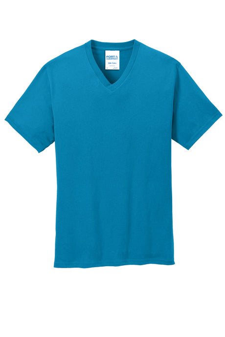 Port & Company - Men's Core Cotton V-Neck Tee Mens Apparel Shirts & Tops