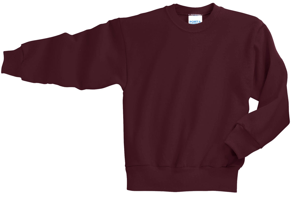 Port & Company - Youth Core Fleece Crewneck Sweatshirt Youth Apparel Hoodies & Sweatshirts