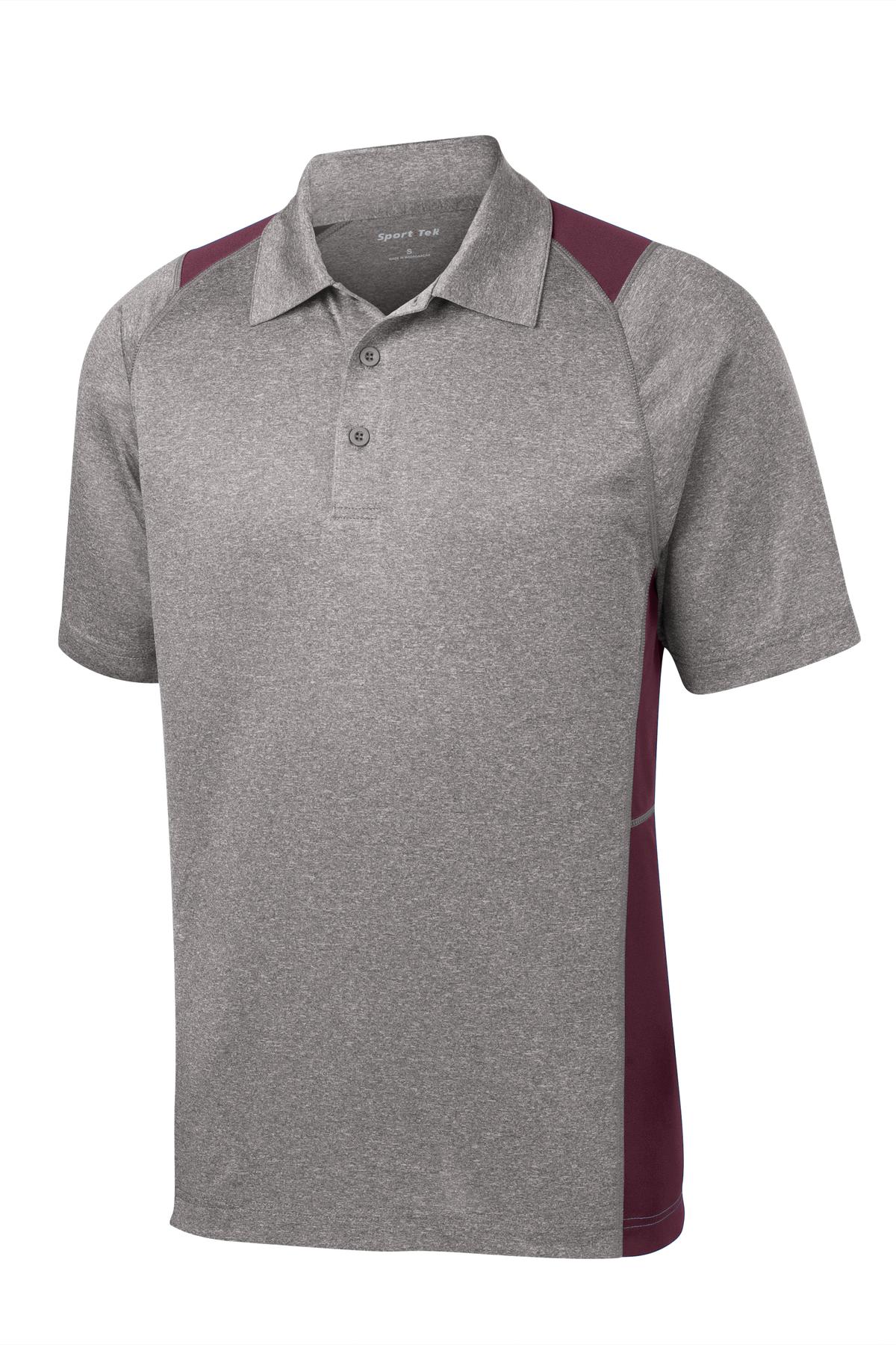 Sport-Tek Men's Heather Colorblock Contender Polo Mens Apparel Shirts & Tops