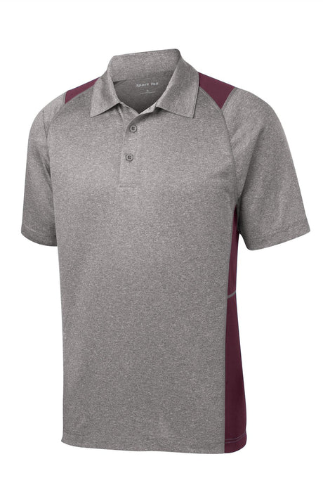 Sport-Tek Men's Heather Colorblock Contender Polo Mens Apparel Shirts & Tops