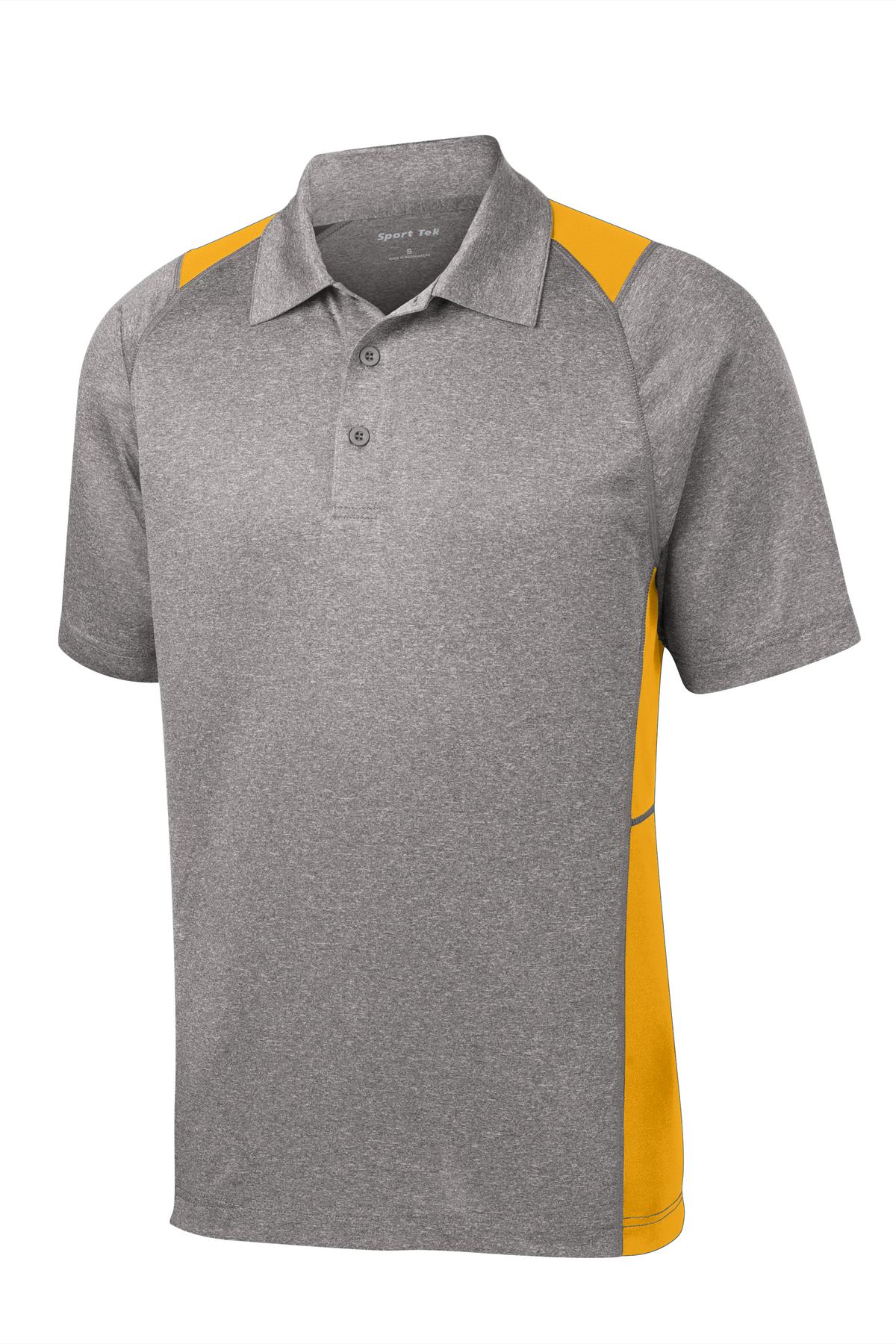 Sport-Tek Men's Heather Colorblock Contender Polo Mens Apparel Shirts & Tops