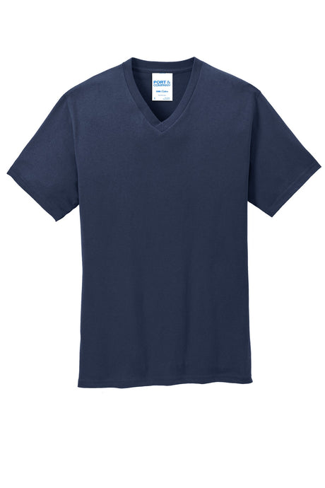 Port & Company - Men's Core Cotton V-Neck Tee Mens Apparel Shirts & Tops