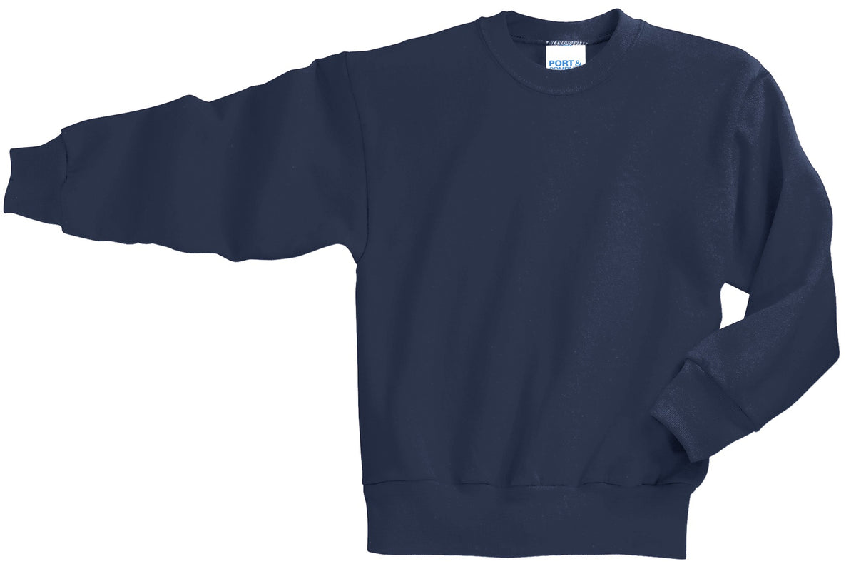 Port & Company - Youth Core Fleece Crewneck Sweatshirt Youth Apparel Hoodies & Sweatshirts