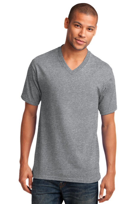 Port & Company - Men's Core Cotton V-Neck Tee Mens Apparel Shirts & Tops