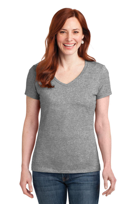 Hanes Women's Perfect-T Cotton V-Neck T-Shirt Womens Apparel Shirts & Tops