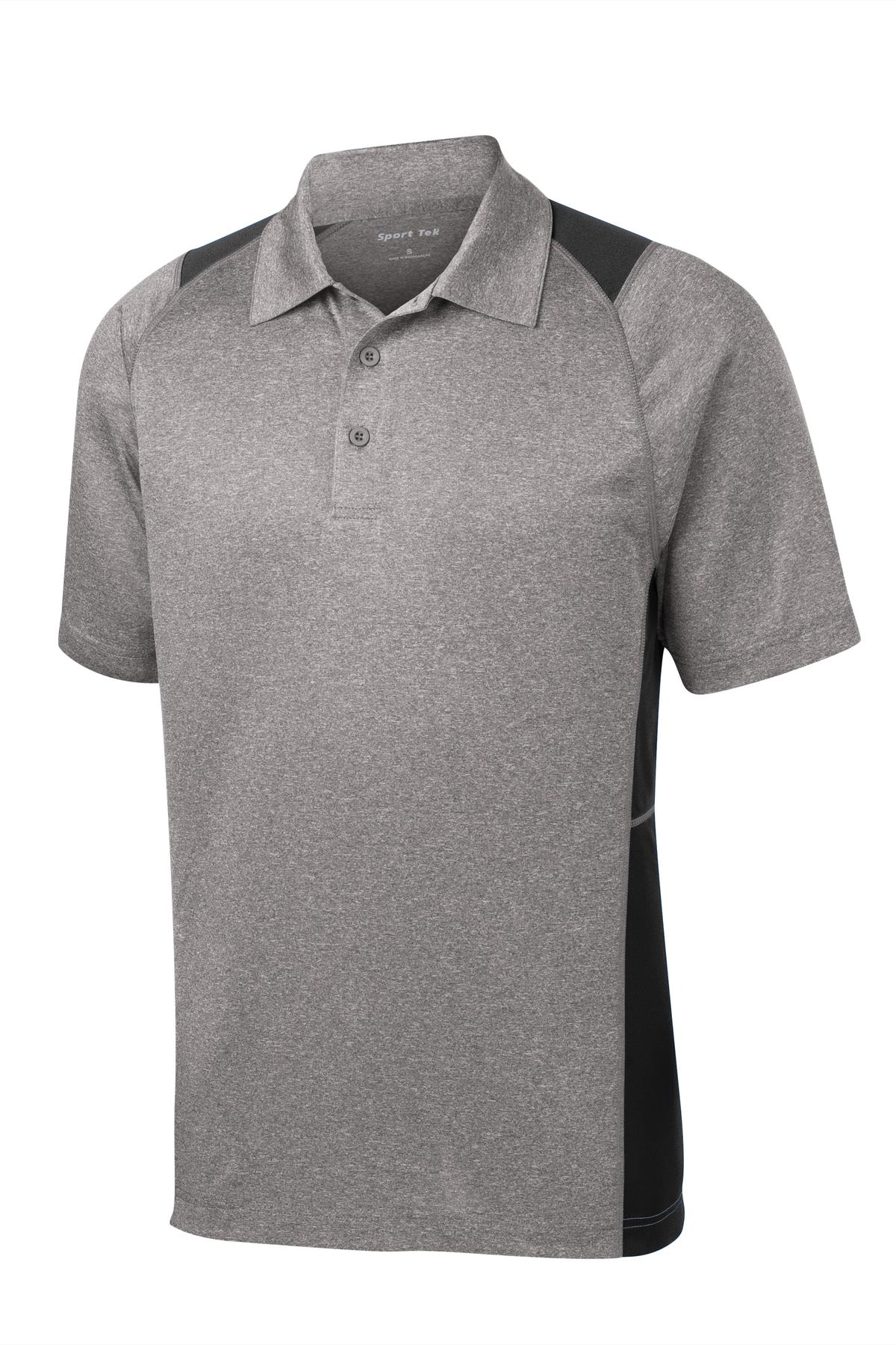 Sport-Tek Men's Heather Colorblock Contender Polo Mens Apparel Shirts & Tops