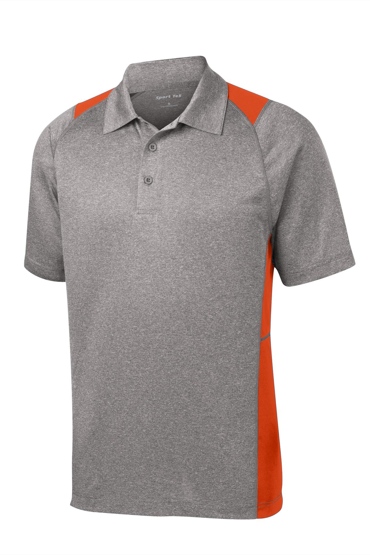 Sport-Tek Men's Heather Colorblock Contender Polo Mens Apparel Shirts & Tops