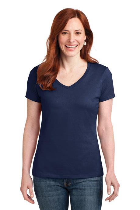 Hanes Women's Perfect-T Cotton V-Neck T-Shirt Womens Apparel Shirts & Tops