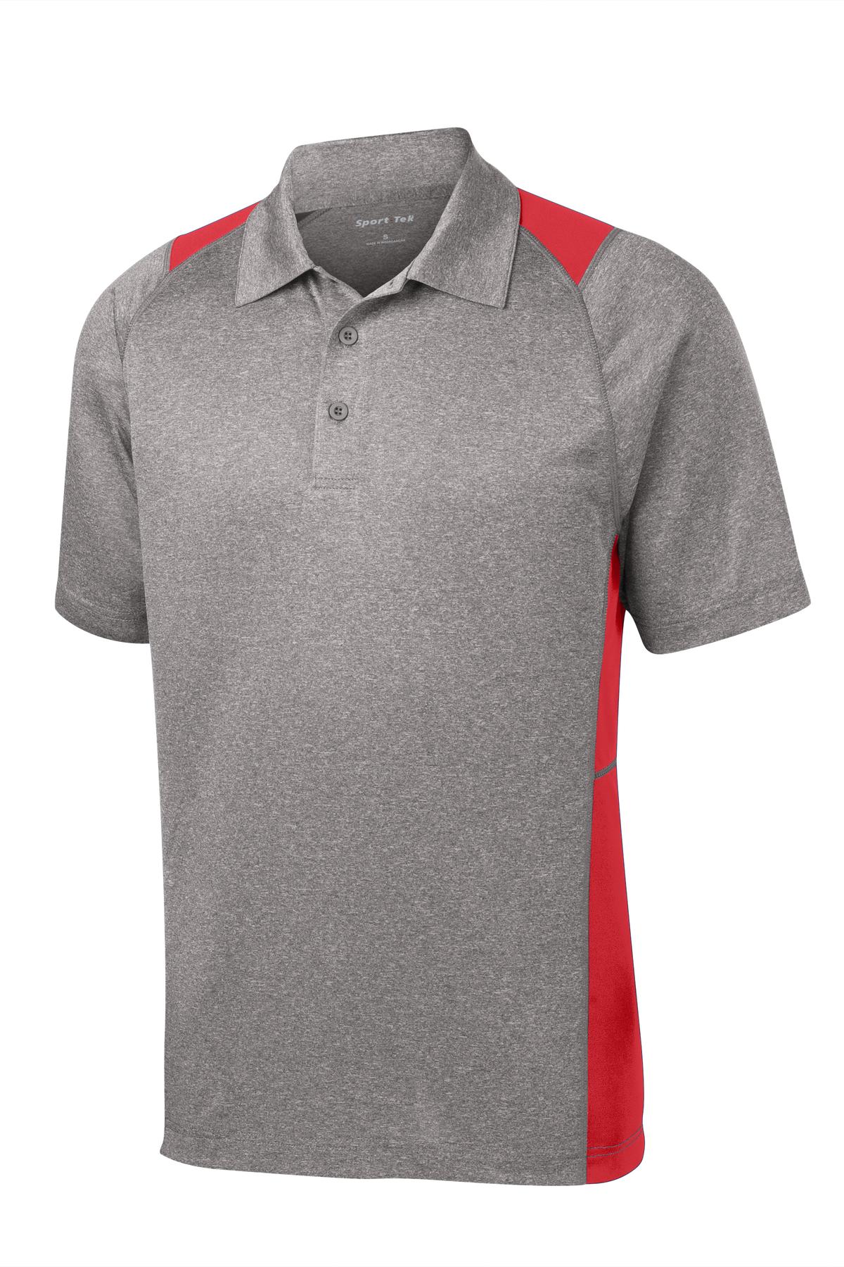 Sport-Tek Men's Heather Colorblock Contender Polo Mens Apparel Shirts & Tops