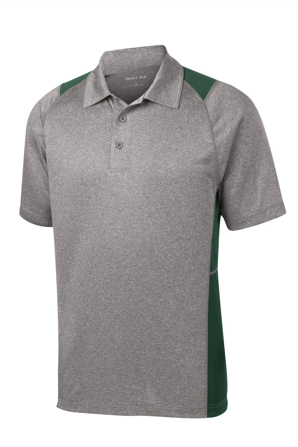 Sport-Tek Men's Heather Colorblock Contender Polo Mens Apparel Shirts & Tops