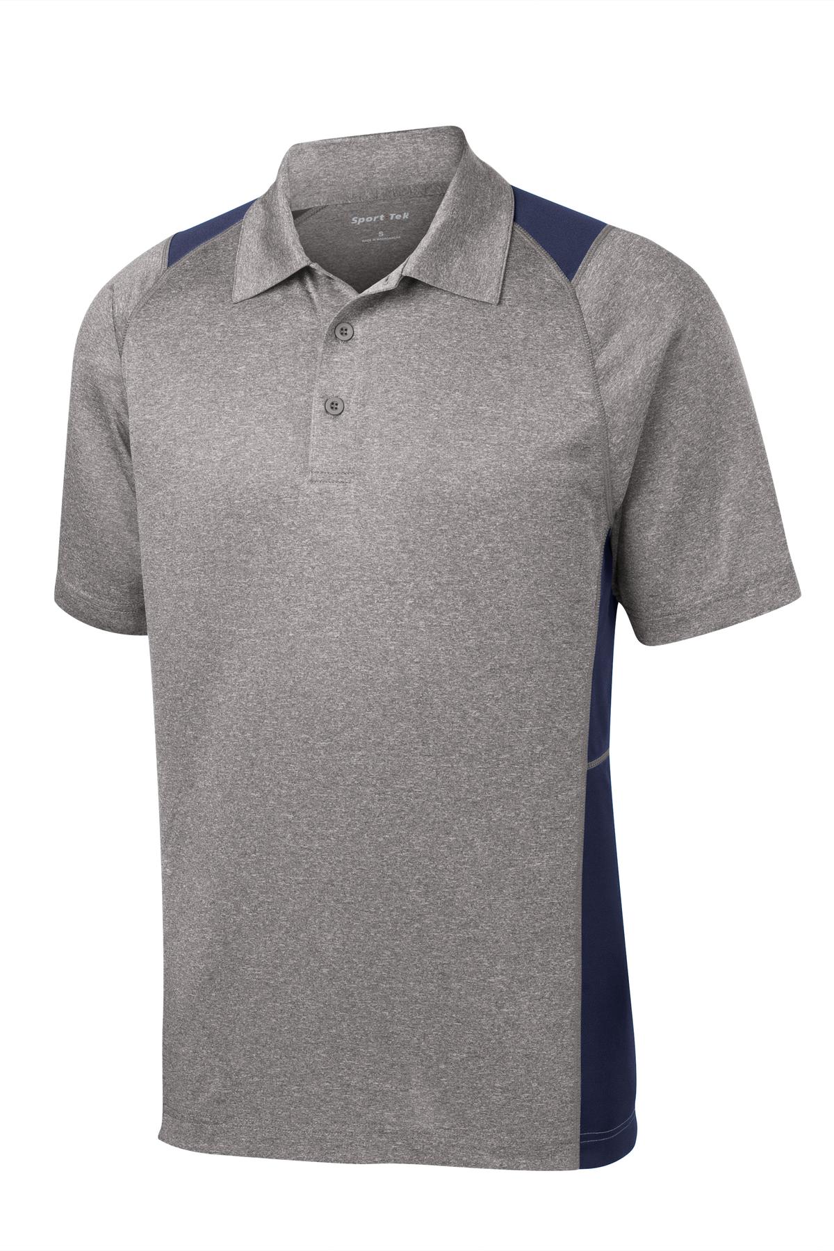 Sport-Tek Men's Heather Colorblock Contender Polo Mens Apparel Shirts & Tops