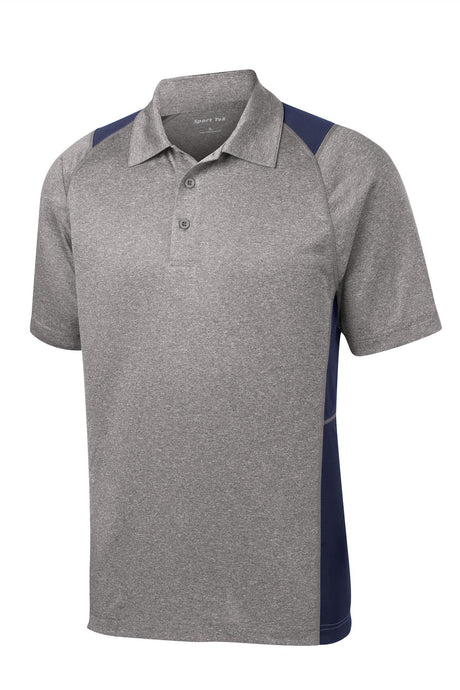 Sport-Tek Men's Heather Colorblock Contender Polo Mens Apparel Shirts & Tops